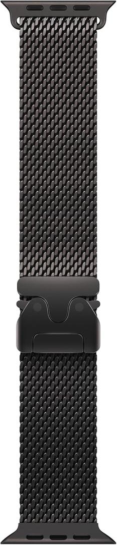 Apple Watch Band - Milanese Loop (49mm) - Black - Medium