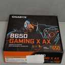 GIGABYTE B650 Gaming X AX (AM5/ LGA 1718/ AMD/ B650/ ATX/ DDR5/ PCIe 4.0 M.2/ PCIe 4.0/ USB 3.2 Gen2x2 Type-C/AMD Wi-Fi 6E/ Realtek 2.5GbE LAN/Motherboard)