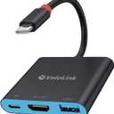 Switch 2 Dock for Nintendo Switch 2 Docking Station,USB c HDMI with PD Port Compatible MacBook,Laptops((Requires Update from After-Sell Support for NS2'S 21.0 Version)