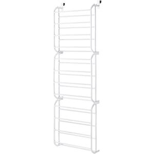 Whitmor Over The Door Shoe Rack, 36 Pair, White