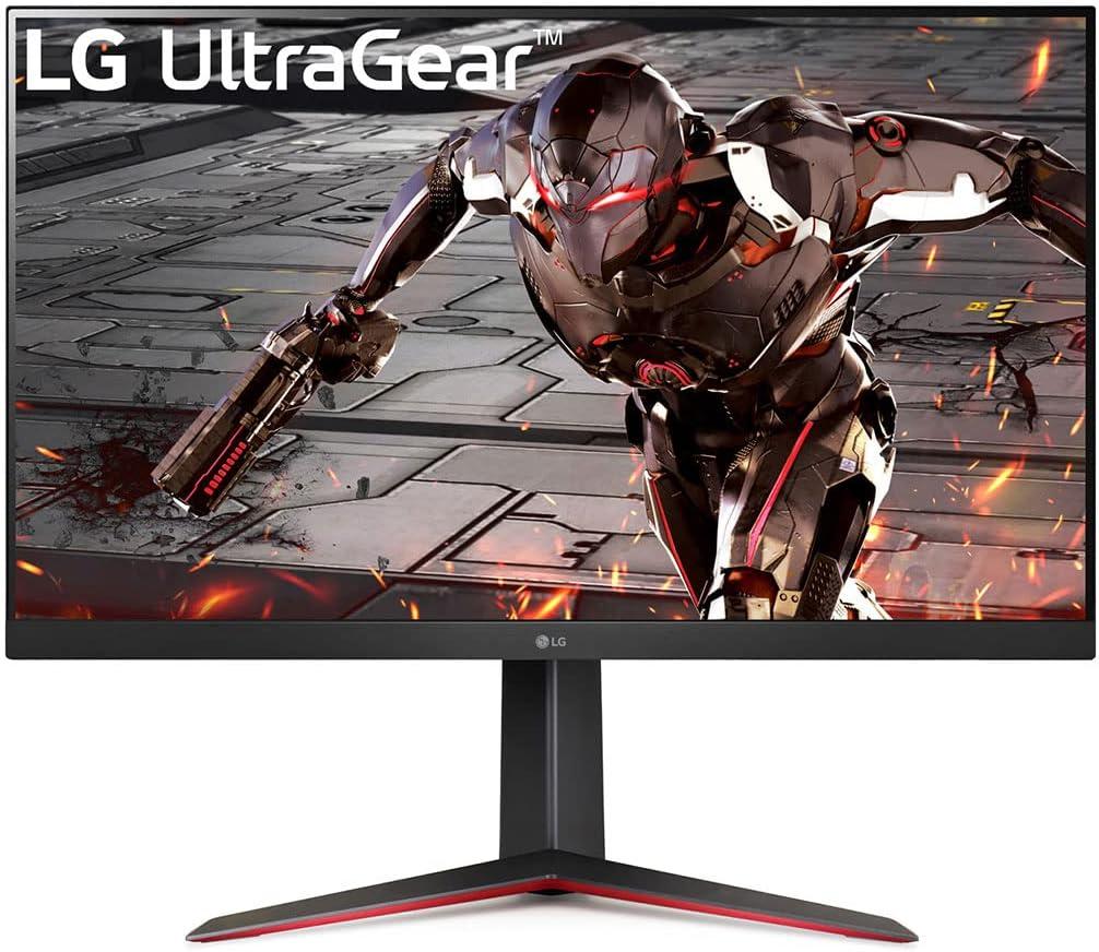 LG 32GN650-B Ultragear Gaming Monitor 32-Inch QHD (2560 x 1440) Display 165Hz Refresh Rate 1ms MBR HDR 10 sRGB 95% Color Gamut AMD FreeSync - Black