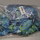 Aqua Eve One Piece Swim Dress Tummy Control Swimsuit with Skirt Modest Bathing Suit Vintage Swimdress (X-Large, Blue Leaves)