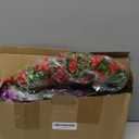 Artificial Flowers for Outdoors Spring Decor, 6 Bundles UV Resistant Realistic Faux Silk Hanging Flowers, Fake Plants for Planter Indoor Outside Garden Porch Patio Balcony Yard Farmhouse (Multicolors)