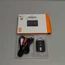 1Mii Bluetooth 5.3 Transmitter Receiver for TV to Wireless Headphones, Dual Link aptX Adaptive/Low Latency/HD Audio, Aux Bluetooth Audio Receiver Adapter for Home Stereo, Airplane, Boat, Gym (Black)