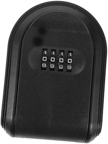 AUTSUPPL Combination Lock Key Box Outdoor Wall Mount Safe Box for House Key Storage