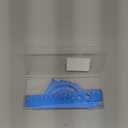 Honagu Triangular Ruler Set, 4 Pieces Aluminum Alloy Ruler, Metal Drafting Ruler, Geometric Protractor for Students, Draftsmen, Engineers, School Office Supplies (Sky Blue)