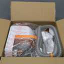 Dog Grooming Vacuum, Dog Grooming Kit with Pet Clippers, 12,000Pa Pet Hair Vacuum for Dogs, Low Noise Home Cleaning Tool in 1, PG10 (Orange)