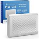 Medify MA-35 Air Purifier with True HEPA H13 Filter | 1,280 ft² Coverage in 1hr for Allergens, Smoke, Wildfires, Odors, Pollen, Pet Dander | Quiet 99.9% Removal to 0.1 Microns | Silver, 1-Pack