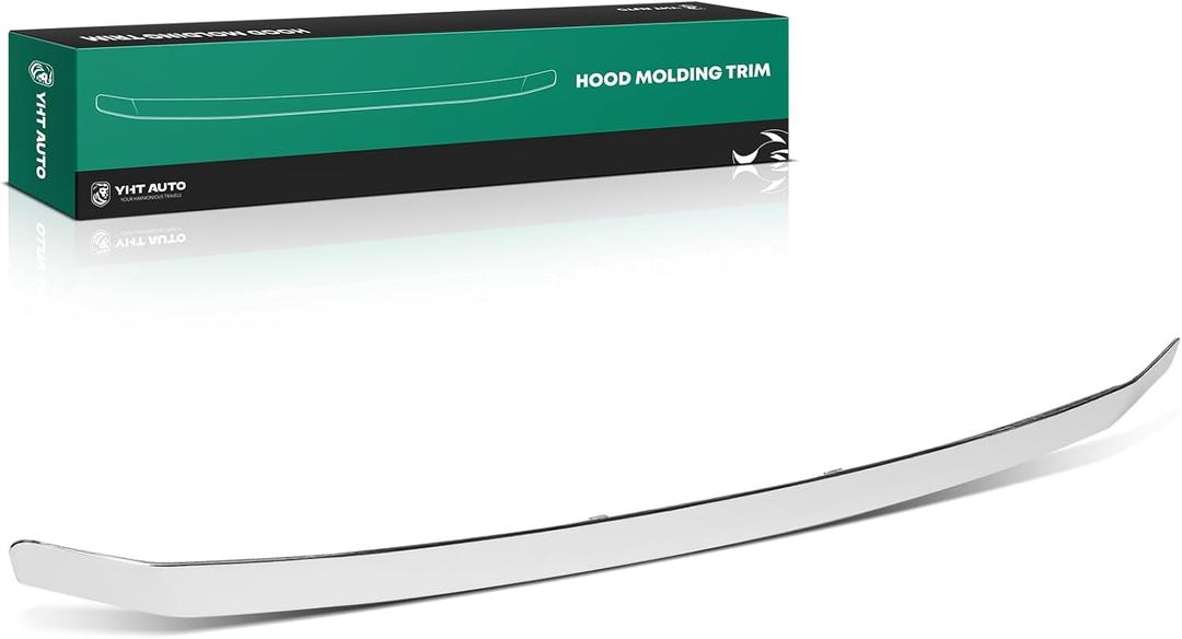 YHTAUTO Front Hood Molding Trim Compatible with Toyota Avalon 2005-2010, Chrome Hood Panel Moulding Assembly