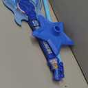 TAKIHON Guitar and Microphone Set for Kids,Guitar Toys with Music&Colorful Light,Adjustable Height Microphone with Stand,Karaoke Toys Gift for Boy,Girls,Toddlers(Blue)-Upgraded