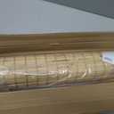 Cordless Wood Window Blinds, Bamboo Sheer Light Filtering Woven Roman Shades, Tiger Wood, 27" W X 64" H