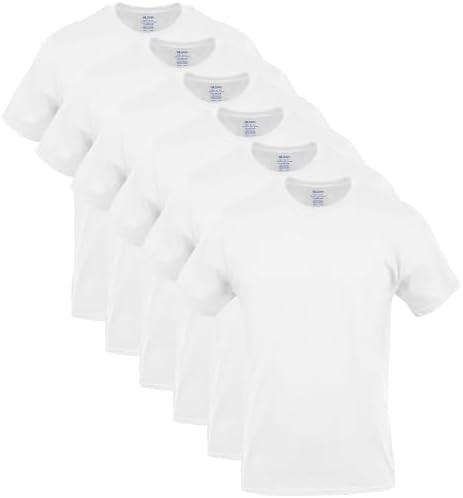 Gildan Men's Crew T-Shirts, Multipack, Style G1100, Size M, Pack of 5