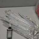 WATERGLIDE 16 Icicles Meteor Shower Lights, 12" Outdoor Icicle Christmas Lights 384 SMD LED Crystal Ice Falling Light, Connectable Raindrop Iciclelight, Xmas Winter Party Tree Holiday Decor, White