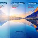 MAXJULI XL Size Extra Large Polarized Sunglasses 148 MM for Big Wide Heads Men Metal Glasses 8816 (Silver+gradient Grey)