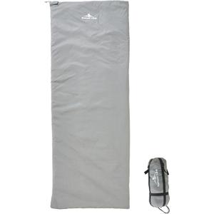 Ultralight Backpacking Sleeping Bag 1.77lbs, Warm Weather Sleeping Bag 50-63, Nylon Shell and Lining, Waterproof, Compact and Lightweight for Backpacking Camping Hiking (STONE GREY)