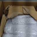 Trlyc Spandex Folding Chair Covers 100 Pcs Universal Fitted Dining Chair Cover Stretchy Slipcovers for Wedding Party Banquet Flat-Front Chairs Covers (White)