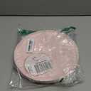 SILVER SPOONS Pink Plastic Dinner Plates for Party, (10 PC) Heavy Duty Disposable Dinner Set, 10”, Fine China Look Dishes, Great for Baby Showers, Holidays, Weddings and Events, Hammered Design