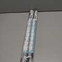 2 x Coavas Decorative Window Privacy Film, Heat Control Sun Blocking Stained Glass Window Film, Floral Design Static Cling, Non Adhesive Windows Tint for Bathroom Front Door(Vinyl, 17.5" x 78.7 ") (Frosted)