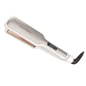 Remington Shine Therapy 2 inch Hair Straightener, Flat Iron Infused with Argan Oil & Keratin, Professional Ceramic Flat Iron for Less Frizz, Shiny & Smooth Hot Styling Tools (Champagne)
