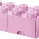 LEGO Room Copenhagen Brick Light Pink Drawer, Stackable Storage
Durable Plastic Toy Chest for Playroom or Nursery. Holds 1600 Bricks. 19.7 x 9.8 x 7.1 in. Multi-Functional Organizer