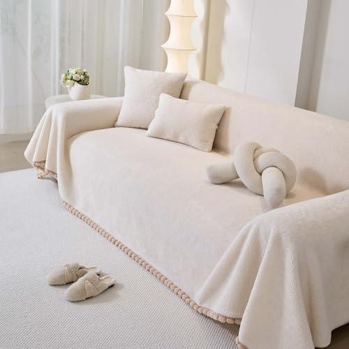 Non Slip Couch Covers for Cushion Couch Sofa, Pet Friendly Sofa Covers Washable, Heavy Duty Scratch Resistant Furniture Cover for Dogs, 71" x 91"