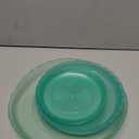 12Pcs Clear Plant Saucer, 6 8 10 Inch Durable Plastic Plant Tray, Round Plant Pot Saucers, Drip Tray for Indoor and Outdoor Garden, Green