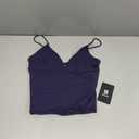SUUKSESS Women Sexy Deep V Neck Sleeveless Fitted Basic Tops Y2K Tank Top Cami Size S
