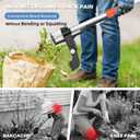 Stand Up Weed Puller Tool, Long Handle Garden Weeder with 4 Stainless Steel Claws, 39.3" Heavy Duty Weed Remover Tool for Lawn & Yard, Pull Weeds by Root Without Bending