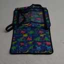 Adjustable Kids Tray Table Cover with Multi Portable Pockets, Airplane Travel Essentials for Kids, Toddlers, Adults, Airplane Must Haves, Plane Travel Essential, Travel Tray for Plane Train, Dinosaur (Blue Dinosaur Colorful)