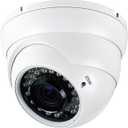 Analog CCTV Camera HD 1080P 4-in-1 (TVI/AHD/CVI/CVBS) Security Dome Camera Outdoor, 2.8mm-12mm Manual Focus/Zoom Varifocal Lens, Weatherproof Metal Housing 36 IR-LEDs Day & Night Monitoring (White)