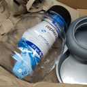 Petmate Replendish Automatic Gravity Waterer for Cats and Dogs, BPA-Free, No Batteries Required, Includes Charcoal Filter, 2.5 Gallons, Made in USA,Silver (Grey)