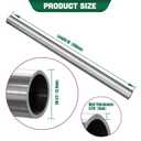 3 x YTKavq 5/16"OD 304 Stainless Steel Tubing, 1mm Wall Thickness, 10 Inch Length Round Metal Tube for Industrial, Automotive, and Plumbing Applications(4 Pac)