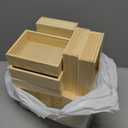Thyle 12 Pcs Unfinished Wood Boxes, 6.3 x 4.9 x 1.8 Inch Small Rectangle Crates Wooden Box with Lid for DIY Birthday Party Favor Gift Supplies
