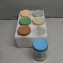 DRKIO 16 Oz Overnight Oats Containers with Lids - 6 Pack Glass Storage Jars with Airtight Lids Wide Mouth Mason Food Jars Great for Meal Prep Salad Chia Pudding Snacks Yogurt Sugar Spice Cereal