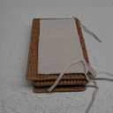 HBlife Baby Diaper Caddy Organizer, Paper Rope Storage Baskets Nursery Bin with Removable Divider, Portable Car Organizer for Diapers, Baby Shower Gifts, Newborn Essentials Must Haves (Regular, Brown)