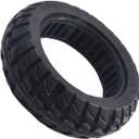 10 Inch 10X2.70-6.5 Solid Tire For Electric Scooter, Rubber Off-Road Tyre, Puncture-Proof Tyre Off-Road Tire Compatible For 70/65-6.5 And 255X70 Models, Black