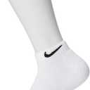 Nike unisex-adult Everyday Cushioned Training Socks (6 Pairs) (Medium, White/Black)
