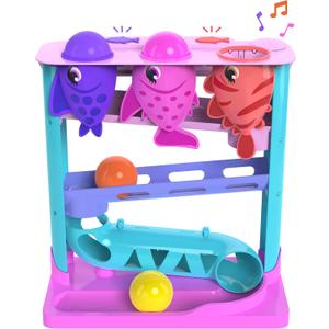 Move2Play, Feed The Fish | Interactive Baby & Toddler Toy | 1, 2+ Year Old Gift & Birthday Present | Boys & Girls Babies Ages 6, 7, 8, 9, 10, 12, 18, 24+ Months Old
