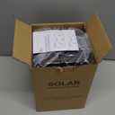 Solar Lantern Outdoor Table Lamp: Portable Waterproof LED Light - Hanging Solar Lamp Rechargeable Lights for Patio Camping