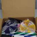 Outdoor Christmas Decorations Solar Pathway Lights, Set of 5 Lollipops Peppermint Stake Lights, 8 Modes Candy Cane Walkside Lights, Outdoor Xmas Decoration for Walkway,Yard