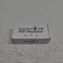 WiFi Extender, WiFi Extender Signal Booster Dual-Band(5.8G&2.4G) Wireless Repeater Coverage to 12880 sq. ft & 105 Devices, 1-Tap Setup, Supports Ethernet Port, Faster Speed (white)