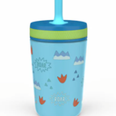 Dinomite Antimicrobial Stainless Steel Double Wall Vacuum Leakproof Straw Kelso Tumbler - 12 oz