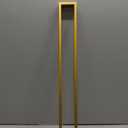 GERZWY 24-Inch Bathroom Towel Bar Stainless Steel Modern Square Style Bath Towel Bar Wall Mount Gold Finished HG1701(60)-BE