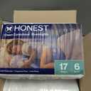 The Honest Company Comfort Dry Overnight Diapers, Up to 12 Hours Protection, Hypoallergenic, Fragrance-Free, Cozy Cloud + Star Signs, Club Box Size 6 (35+ lbs), 34 Count