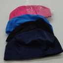 4-Pack Man Women Pure Color Nylon Spandex Fabric Swim Cap Swimming Cap Bathing Cap