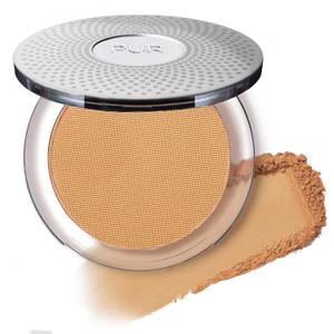 PR MINERALS 4-in-1 Pressed Mineral Makeup Powder Foundation with SPF 15 - Concealer & Finishing Compact Pressed Powder for Face - Buildable Medium to Full Coverage Foundation Powder (Light Tan/TG3 - tan skin with golden undertones)