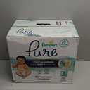 Pampers Pure Protection Baby Diapers, Size 1 (8-14 lbs), 132 Count, Up to 100% Leakproof, Premium Plant-based Skin Protection, Hypoallergenic Soft Diapers