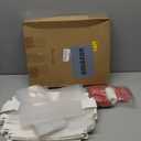 Cholemy 40 Sets Valentine Chocolate Strawberries Boxes with Clear Window 250 Pcs Paper Food Trays 4 Bags Raffia Bakery Macaron Boxes Disposable Serving Trays Gifts 12 x 2. 2 x 2 Inches(White)