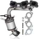 JT Exhaust Catalytic Converter Compatible with Toyota AWD Highlander 2004 2005 2006 2007, Sienna 2004 2005 2006 3.3L【Passenger side】 【AWD Only】(Catalyst+ Grade)