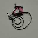 PETTOM Bunny Rabbit Harness with Stretchy Leash Cute Adjustable Buckle Breathable Mesh Vest Harness and Leash Set for Kitten Small Pets Holland Lop Bunnies Walking (S(Chest:9.8-12.5 in)) (Pink)